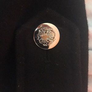 Guess, size small, black-pleated coat